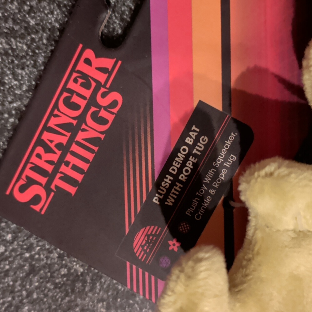 Stranger Things plush Demobat Rope Tug, New!! - Picture 3 of 5
